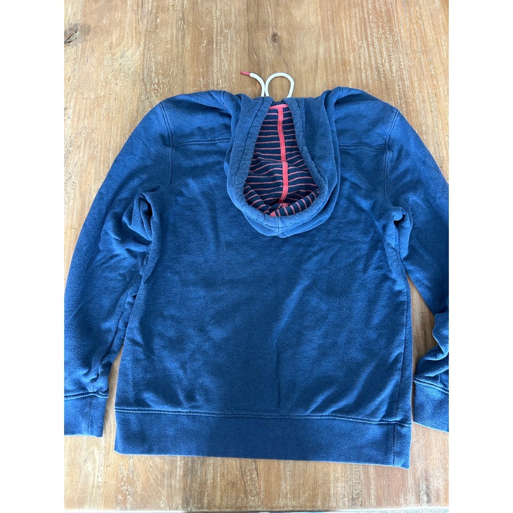 Vineyard Vines Pullover‎ Hoodie Blue Striped Lined Drawstring Pocket Size M - Picture 2 of 6